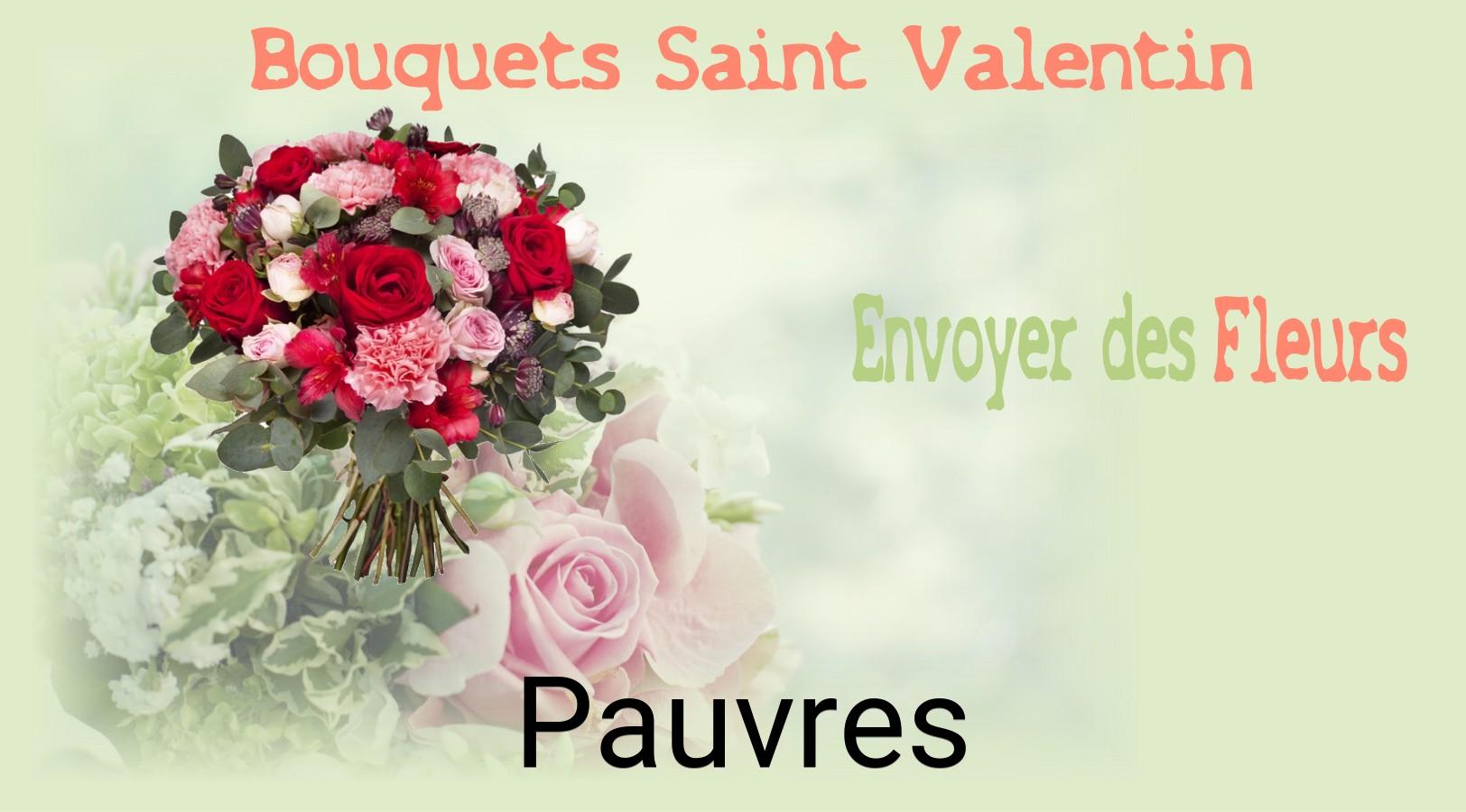 Roses de Saint-Valentin livrées à Pauvres